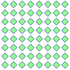 a pattern of sixty-four diamonds arranged in an eight by eight square